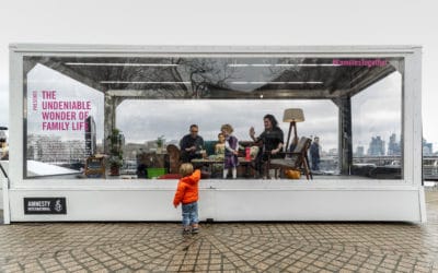 Amnesty International UK Creates a Living Installation on London’s South Bank
